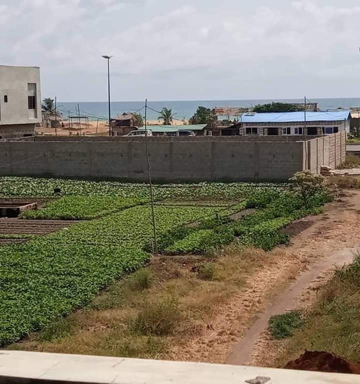 Parcelle Clôturée à Vendre à Fidjrossè Centre – Route des Pêches / Aéroport de Cotonou